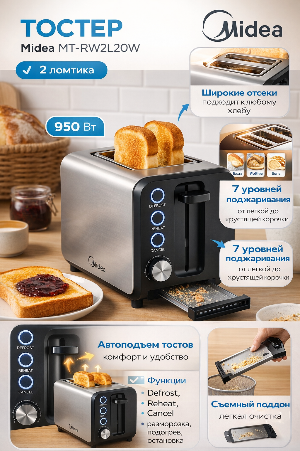 MT-RW2L20W/������ Midea
